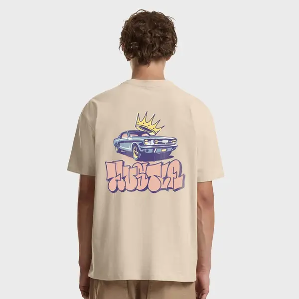 mister tee Crown Car Oversize Tee