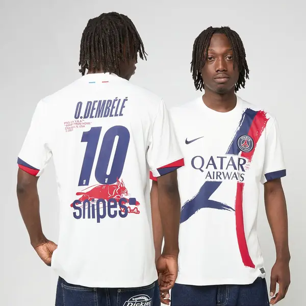 Nike Dembélé / No. 10 / Virgil Abloh Archive / PSG DRI-Fit Jersey Shortsleeve Stadium 25/26