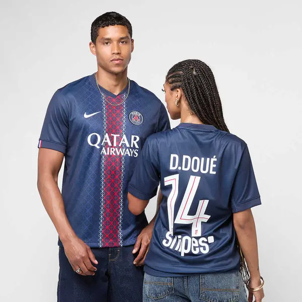 Nike Doué / No. 14 / PSG Nike Home Stadium 2025/26