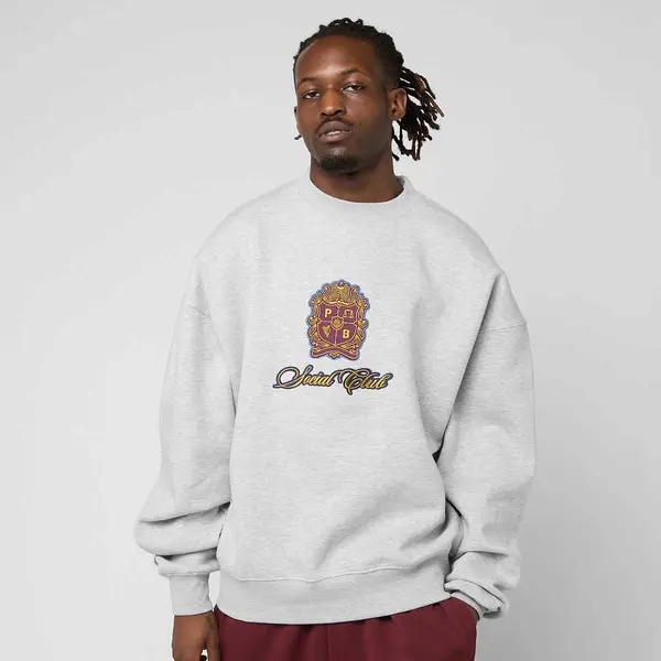 Prohibited Emblem Patch Crew Neck