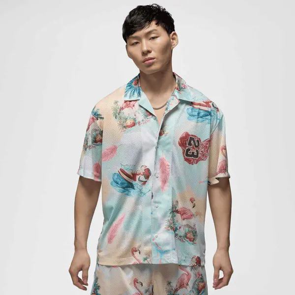 Jordan Essentials All Over Print Camp Top