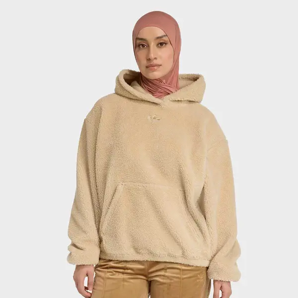 adidas Originals Essentials Teddy Crop Hoodie