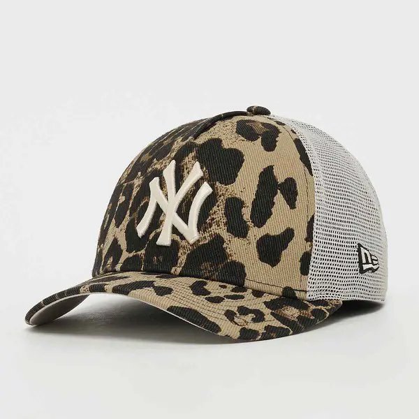 new era Female 940 MC A-Frame Trucker Leopard New York Yankees