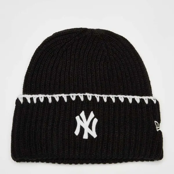 new era Female Chunky Topstitch Beanie New York Yankees