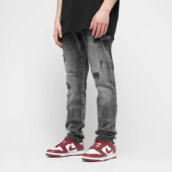 2Y STUDIOS Fernando Destroyed Slim Fit Jeans