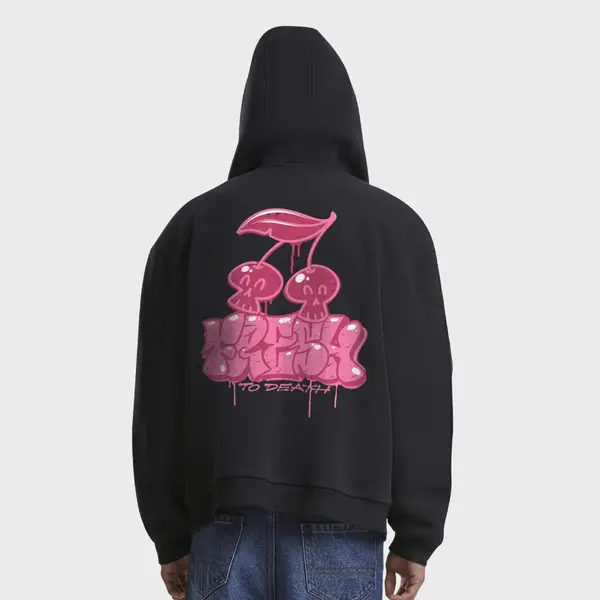 mister tee Fresh to Death Cherries Fluffy Zip Hoody