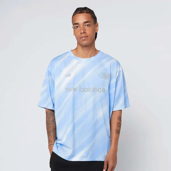 New Balance Geometric Poly Tee