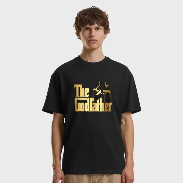 mister tee Gold Godfather Tee