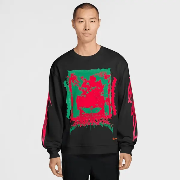 Nike Graphic Fleece Crew-Neck Sweatshirt