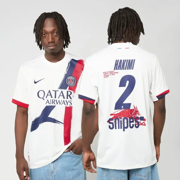 Nike Hakimi / No. 2 / Virgil Abloh Archive / PSG DRI-Fit Jersey Shortsleeve Stadium 25/26