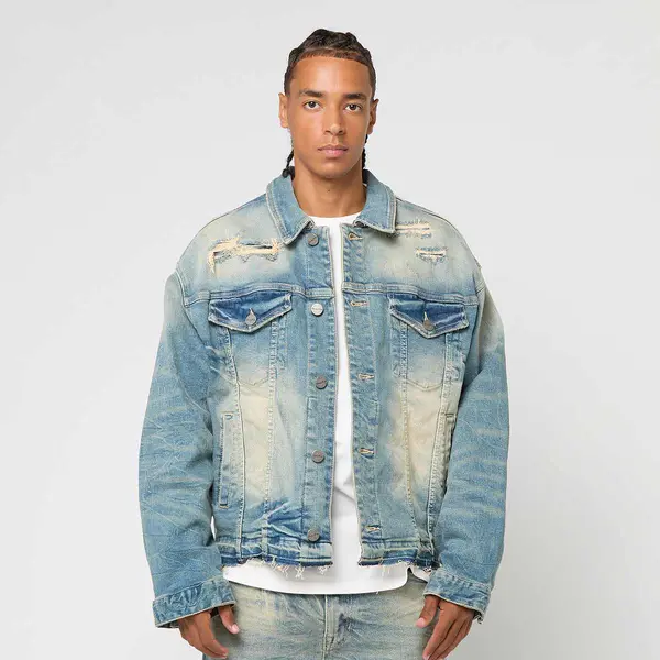 Smoke Rise Heavy Whisker Effect Jacket