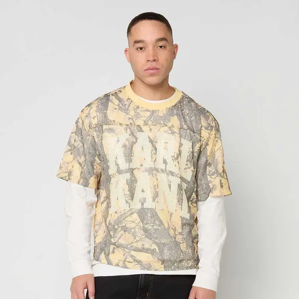 Karl Kani Heritage Wood Camo Mesh Boxy Jersey