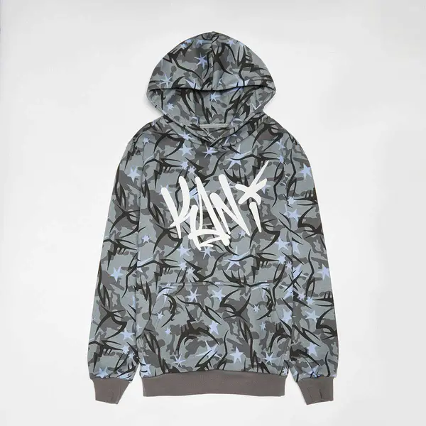 Karl Kani Kani Star Camo Oversize Hoodie Junior