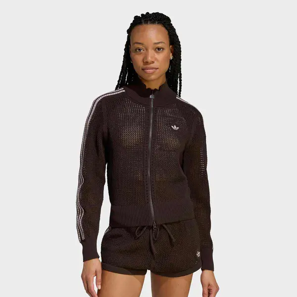 adidas Originals Knitted Crochet Firebird Track Top