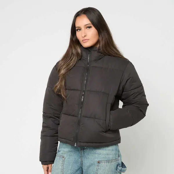 Urban Classics Ladies Peached Puffer Jacket With Hood