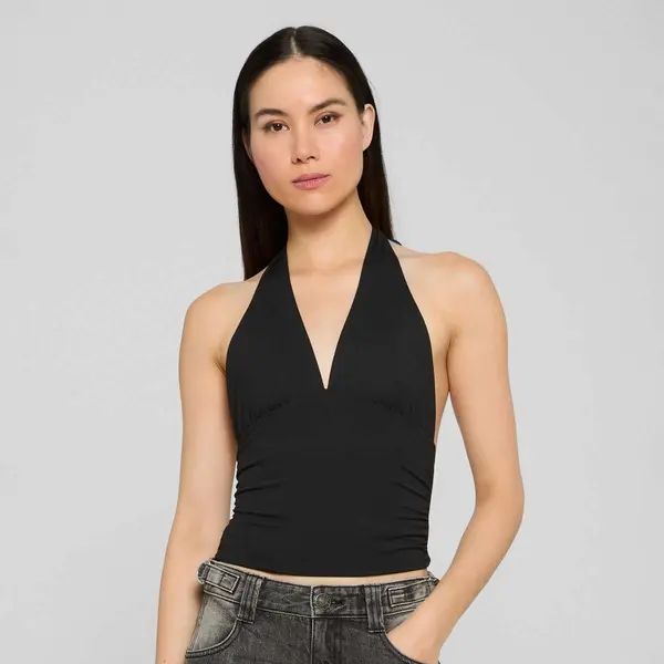 Urban Classics Ladies Polyamide Jersey Neckholder Top