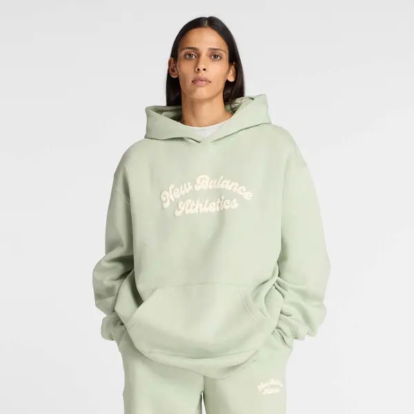New Balance Linear Heritage Fleece Long Hoodie