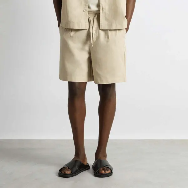 Burocs Linen Blend Shorts