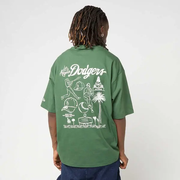 new era MLB Baseball Graphic Os Tee Los Angeles Dodgers Cig
