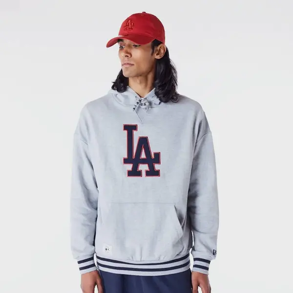 new era MLB RIB INFILL OS HOODIE los angeles dodgers hgrnvy