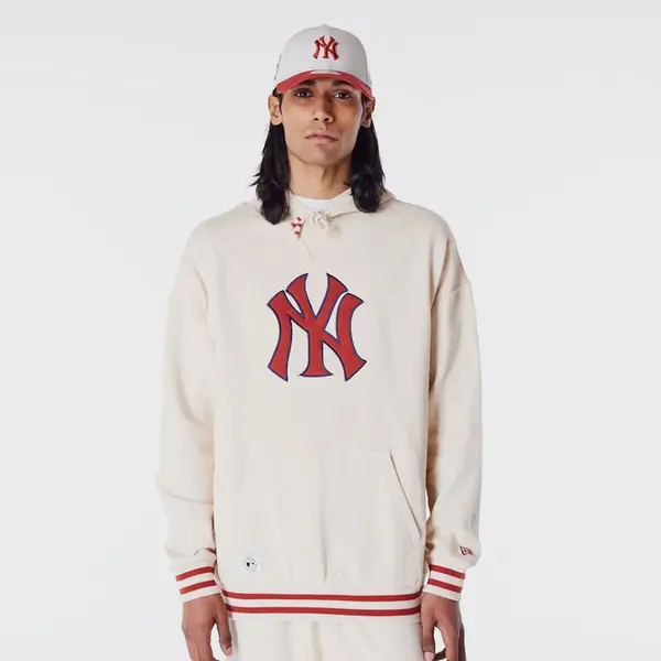 new era MLB RIB INFILL OS HOODIE new york yankees ltcinr