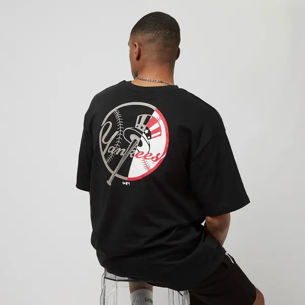 new era MLB Team Graphic Backprint Oversize Tee New York Yankees NVYWHI