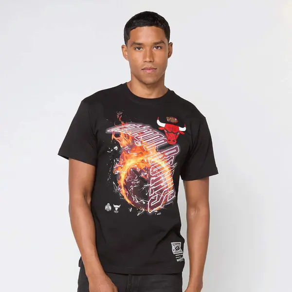 Mitchell & Ness NBA Chicago Bulls HWC Blaze Graphic Tee