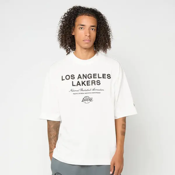 new era NBA Linear Graphic Box Tee Los Angeles Lakers