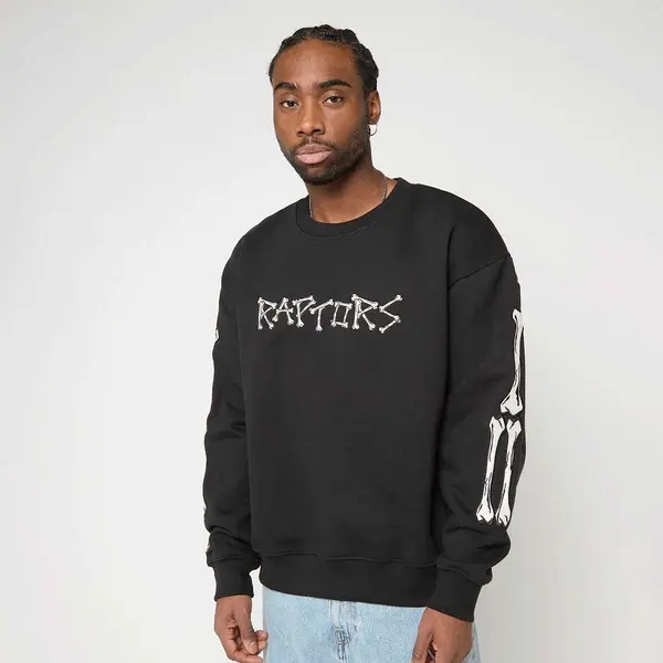 Mitchell & Ness NBA Toronto Raptors Bone Words Boxy Crewneck