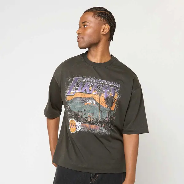 new era NBA Washed Graphic Tee Los Angeles Lakers