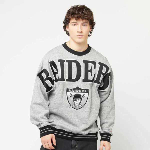 Mitchell & Ness NFL Oakland Raiders NFL FL FLD Satin Fleece Crew