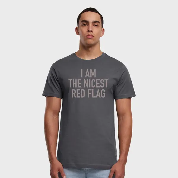 mister tee Nicest Red Flag Tee