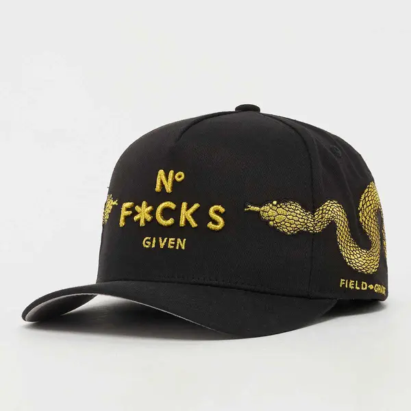 Field Grade No F*cks Given Serpent Twill Trucker