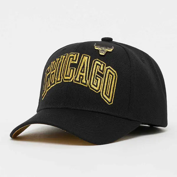 Mitchell & Ness Pinned Gold Pro Snapback NBA Chicago Bulls