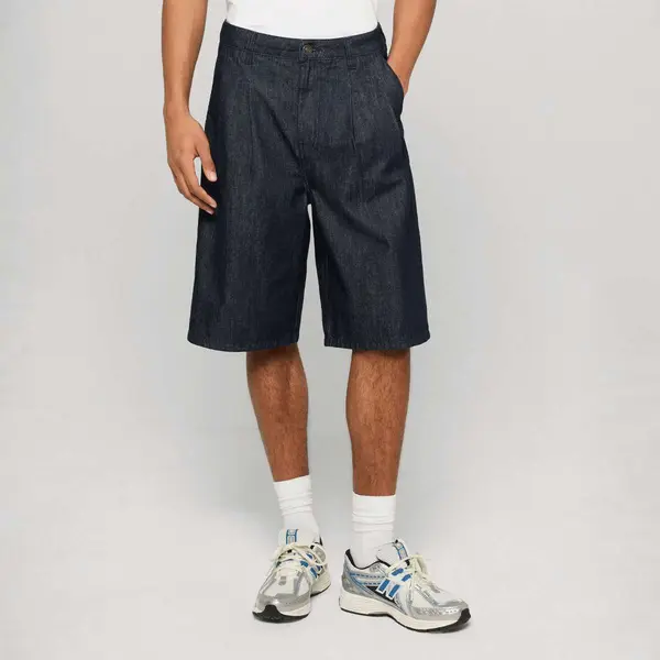 Urban Classics Pleated Denim Shorts