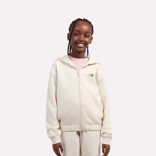 New Balance Premium Borg Fleece Zip Thru Funnel