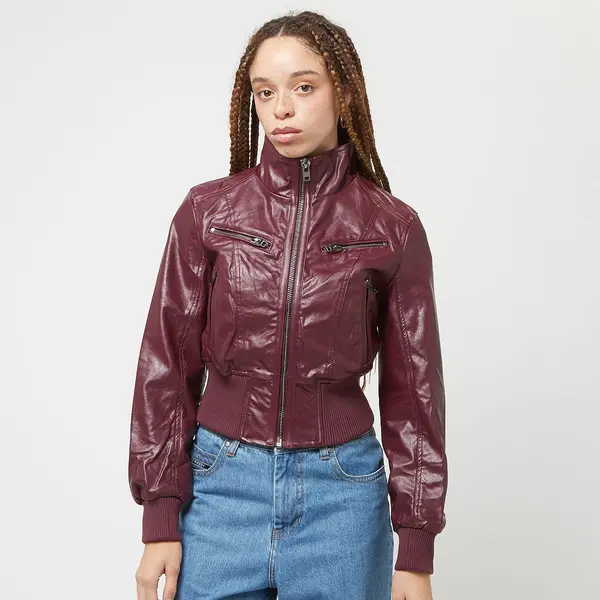 Decibel PU Jacket burgundy