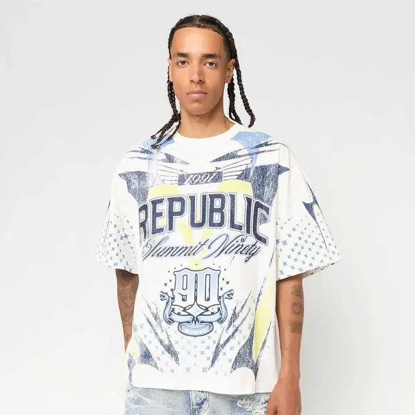 Smoke Rise REPUBLIC TEE BOY BLUE