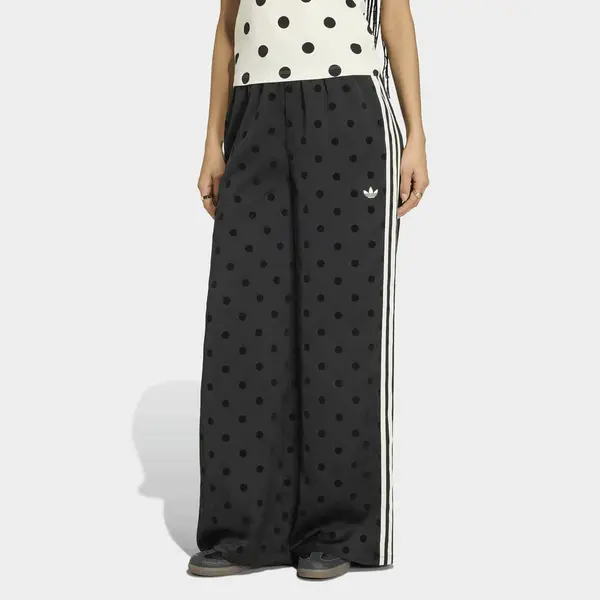adidas Originals Satin Polka Dots Wide Leg Pants
