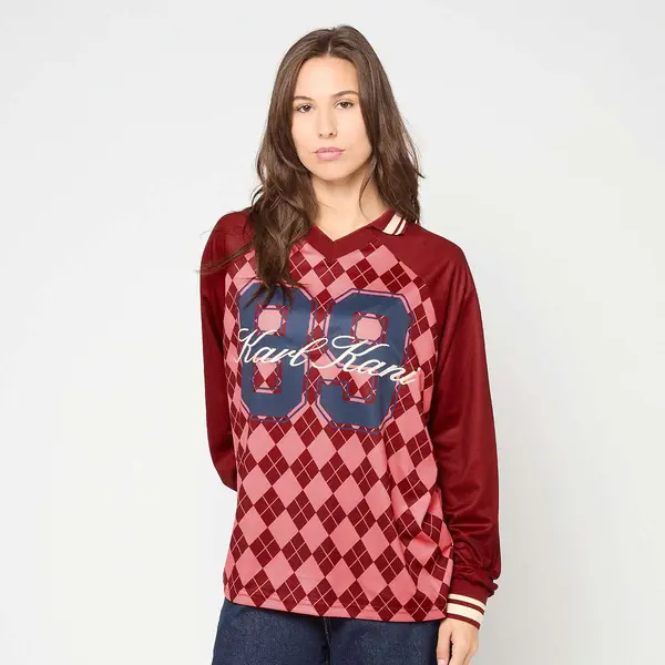 Karl Kani Script Mesh Print Jersey Longsleeve