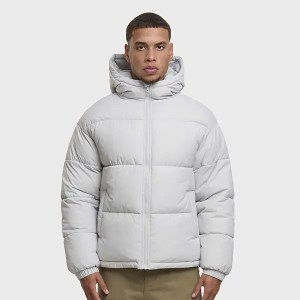 Urban Classics Shiny Puffer Jacket With Hood