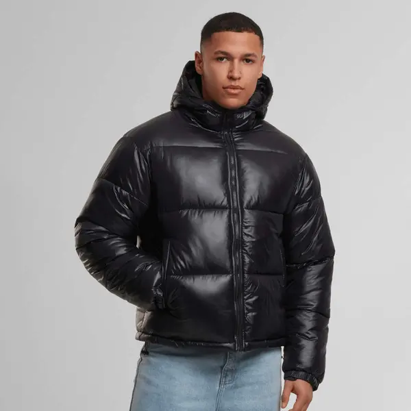 SNIPES Shiny Puffer Jacket With Hood