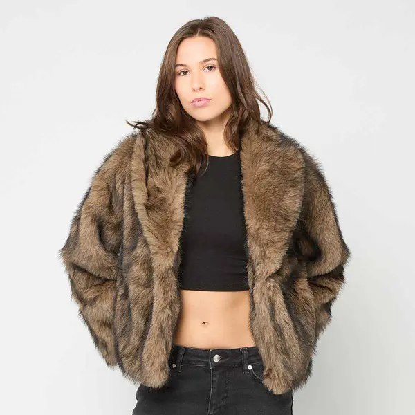 Urban Classics Short Faux Fur Jacket