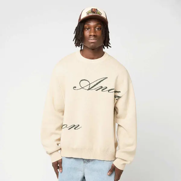 Another Cotton Lab SIGNATURE KNIT SWEATER black