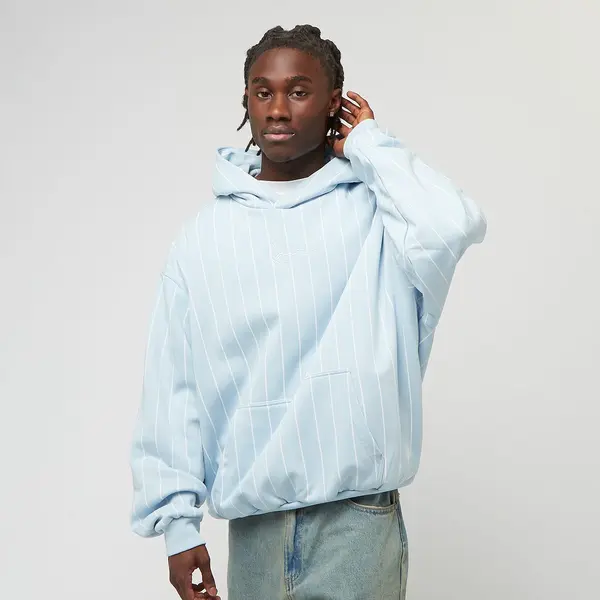 Karl Kani Signature Logo Pinstripe Oversized Hoodie