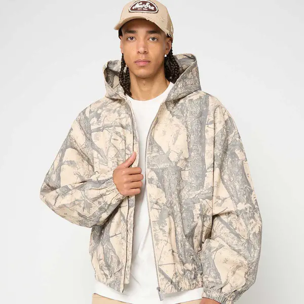 Karl Kani Signature Wood Camo Oversized Work Jacket