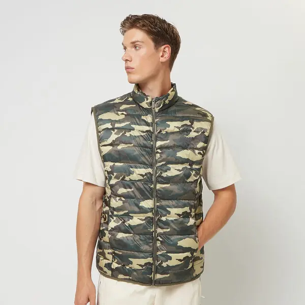 SNIPES Small Logo Camo Light Puffer Vest