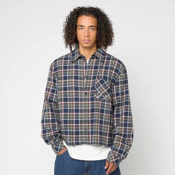 Karl Kani Small Signature Cropped Check Shirt
