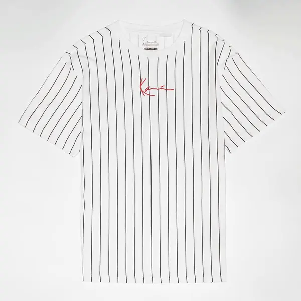 Karl Kani Small Signature Essential Pinstripe Tee Junior