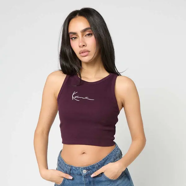 Karl Kani Small Signature Essential Racer Rib Top